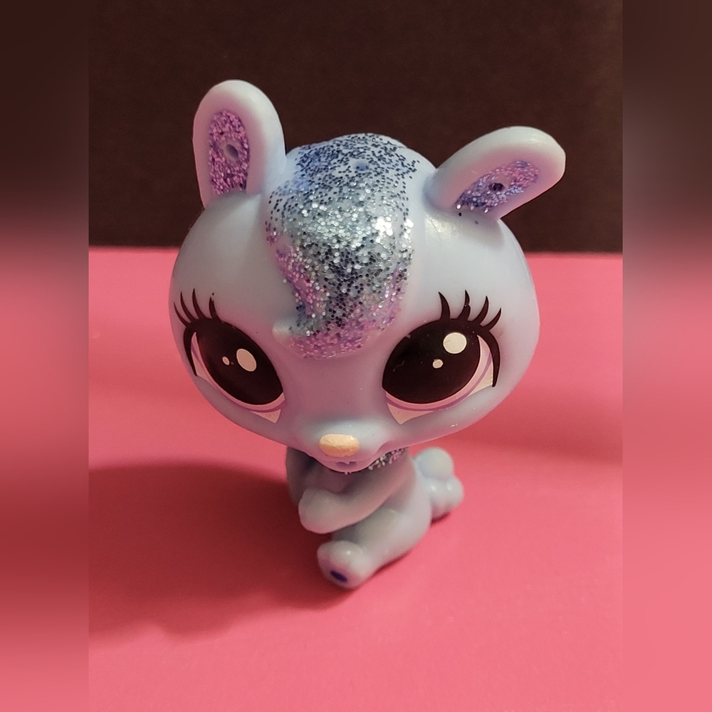 Hasbro Littlest Pet Shop Hopscotch Henderson Glitter Bunny #4086 (0323)